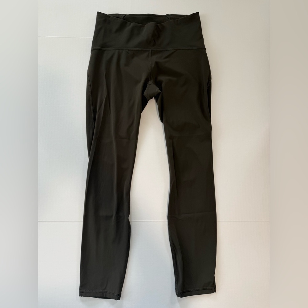 Lululemon Athletica Army Green Leggings (008)
